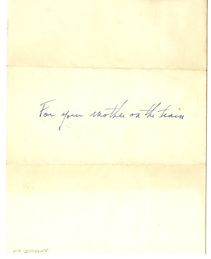 Letter from Harry S. Truman to Bess W. Truman