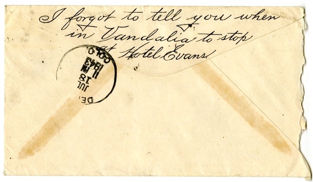 Letter from Harry S. Truman to Bess W. Truman