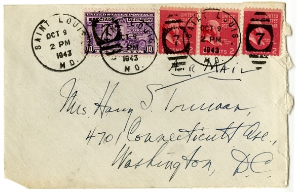 Letter from Harry S. Truman to Bess W. Truman