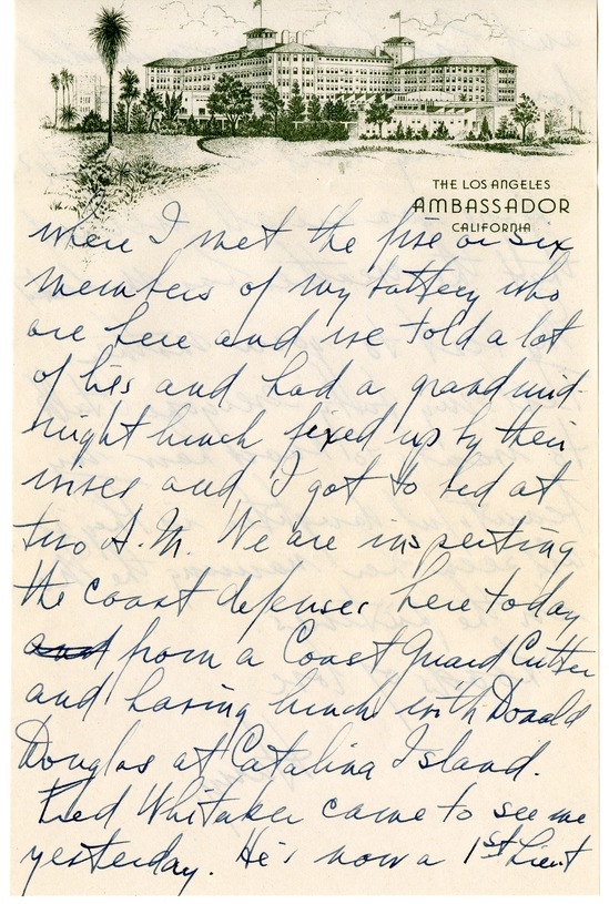 Letter from Harry S. Truman to Bess W. Truman