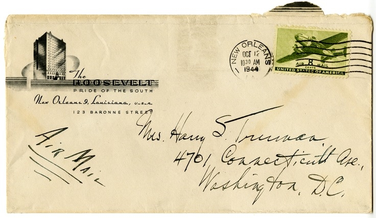 Letter from Harry S. Truman to Bess W. Truman