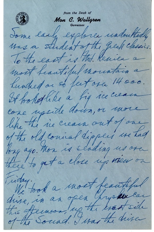 Letter from Harry S. Truman to Bess W. Truman