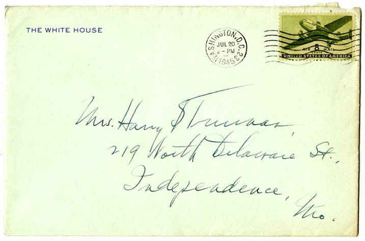 Letter from Harry S. Truman to Bess W. Truman