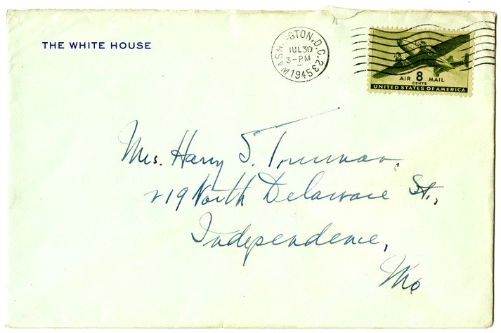 Letter from Harry S. Truman to Bess W. Truman