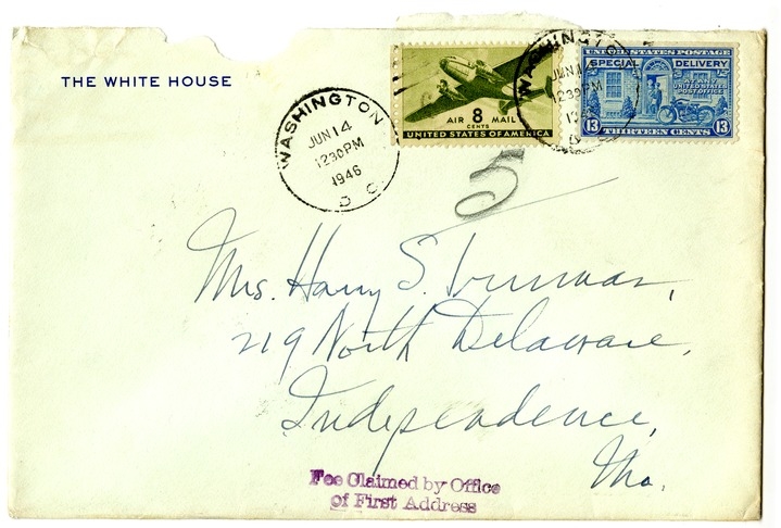 Letter from Harry S. Truman to Bess W. Truman