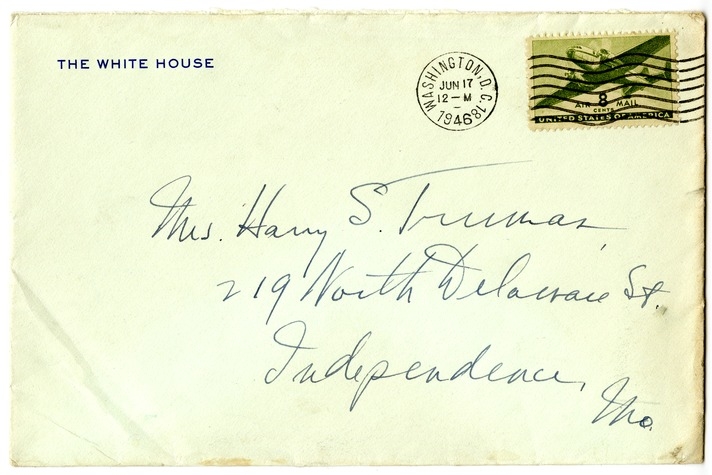 Letter from Harry S. Truman to Bess W. Truman