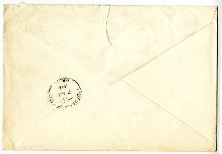 Letter from Harry S. Truman to Bess W. Truman