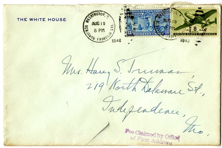 Letter from Harry S. Truman to Bess W. Truman