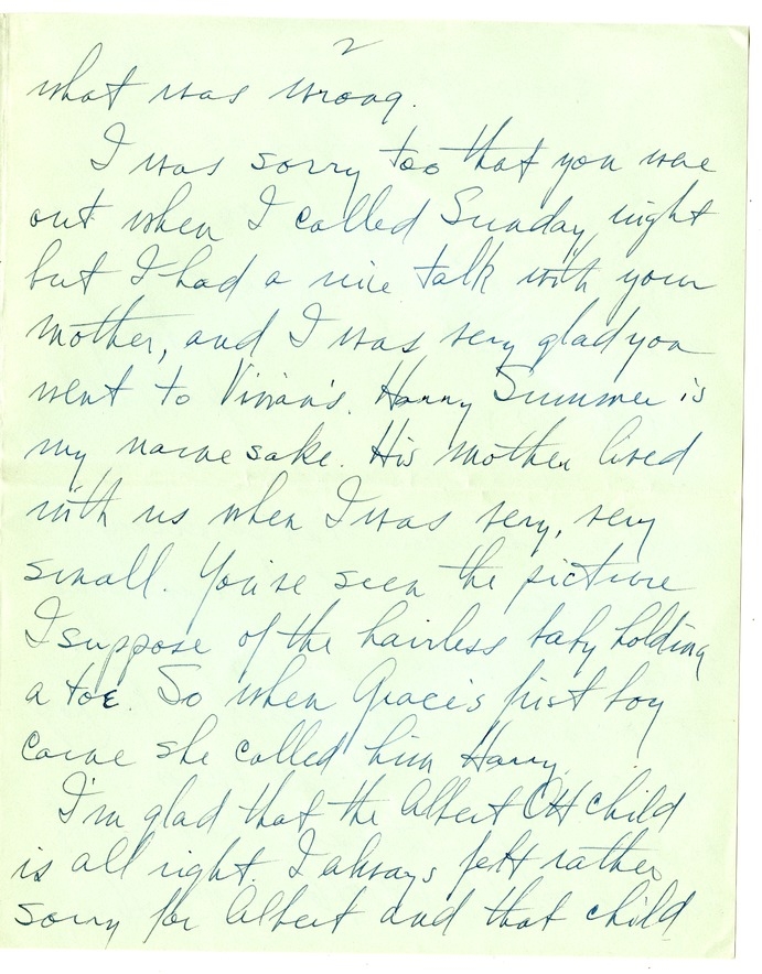 Letter from Harry S. Truman to Bess W. Truman