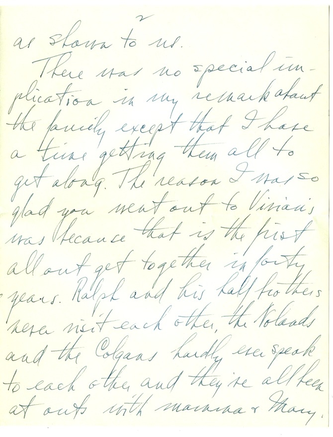 Letter from Harry S. Truman to Bess W. Truman