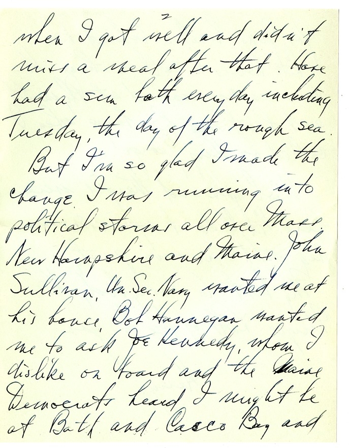 Letter from Harry S. Truman to Bess W. Truman