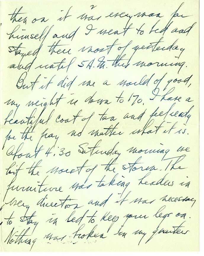 Letter from Harry S. Truman to Bess W. Truman