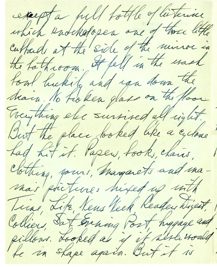 Letter from Harry S. Truman to Bess W. Truman