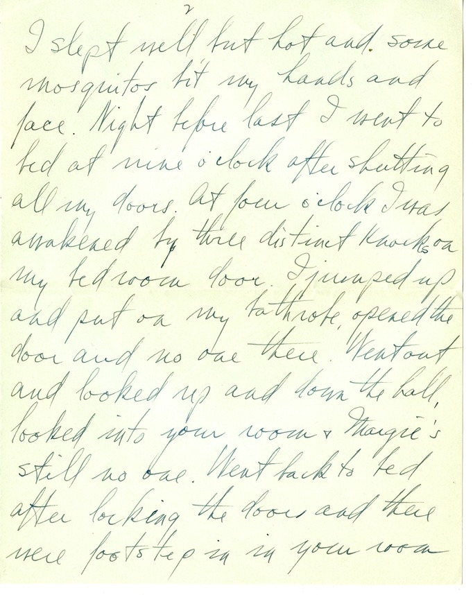 Letter from Harry S. Truman to Bess W. Truman