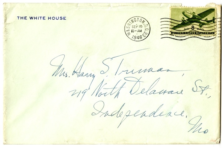 Letter from Harry S. Truman to Bess W. Truman