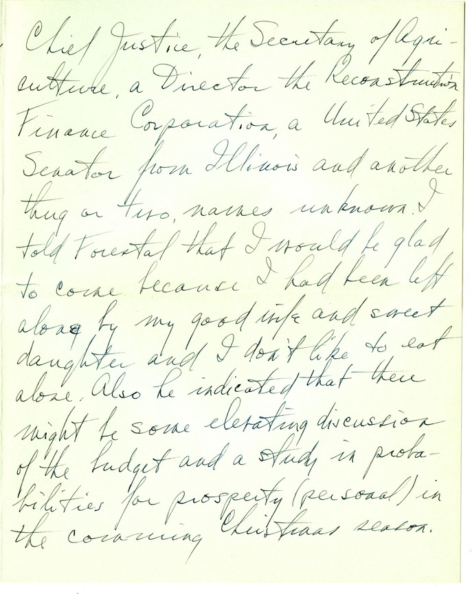 Letter from Harry S. Truman to Bess W. Truman