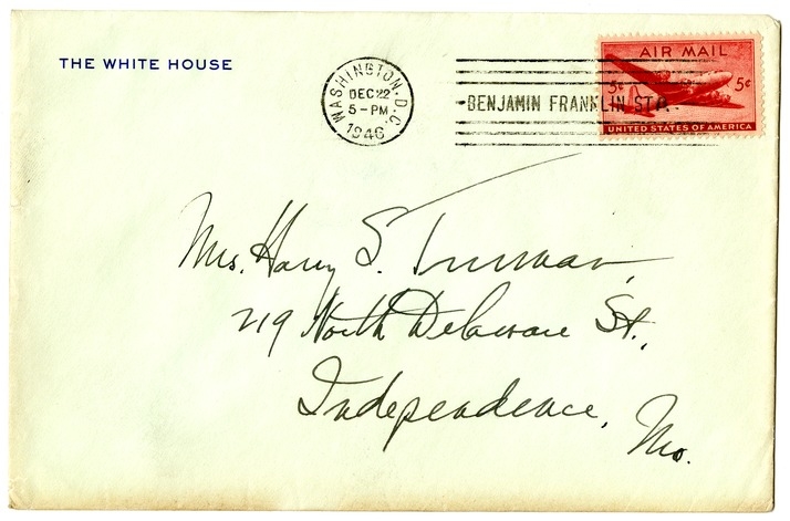 Letter from Harry S. Truman to Bess W. Truman
