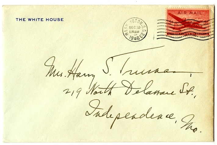 Letter from Harry S. Truman to Bess W. Truman