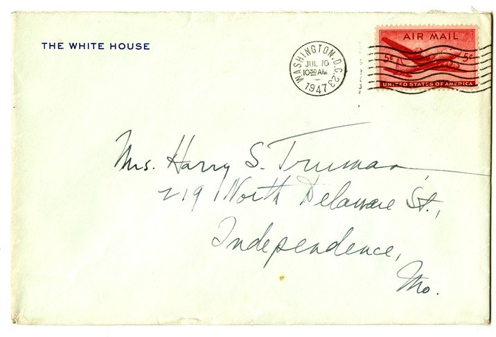Letter from Harry S. Truman to Bess W. Truman