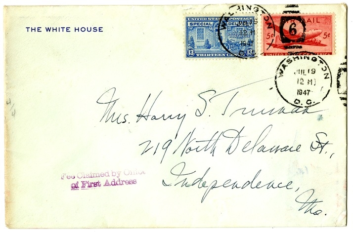 Letter from Harry S. Truman to Bess W. Truman