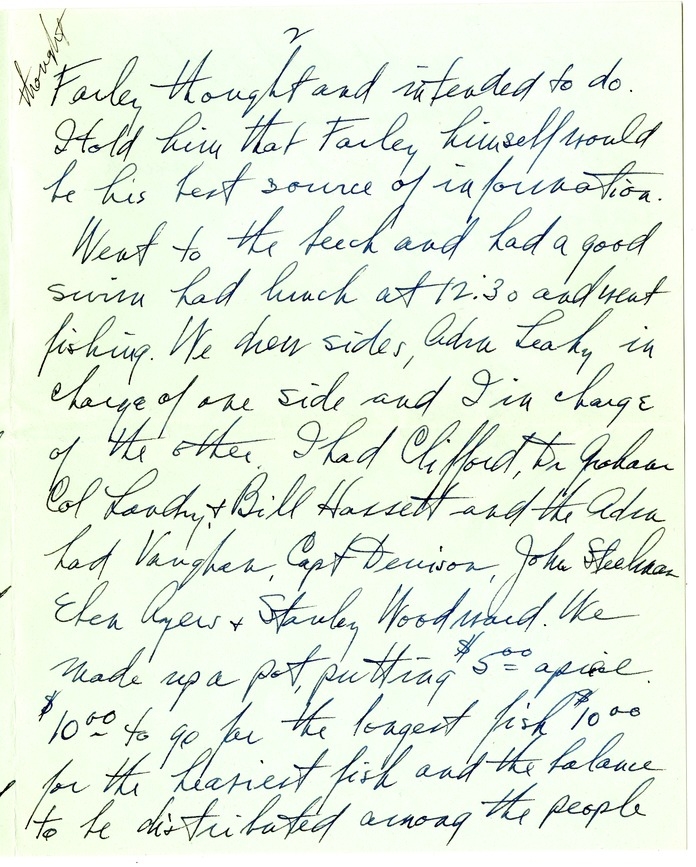 Letter from Harry S. Truman to Bess W. Truman