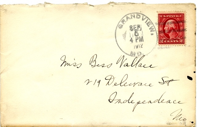 Letter from Harry S. Truman to Bess Wallace