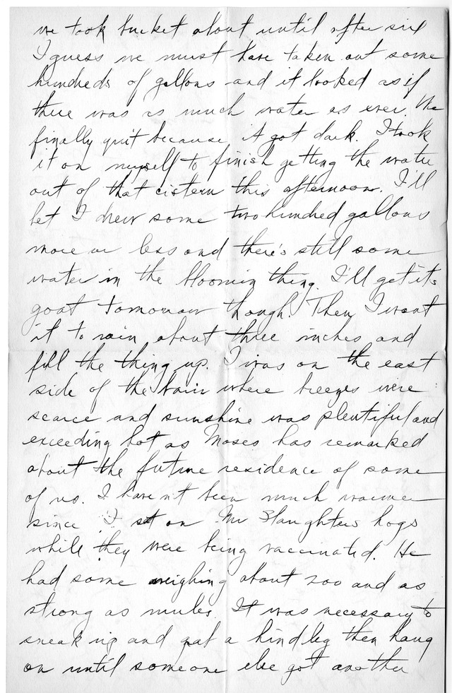 Letter from Harry S. Truman to Bess Wallace