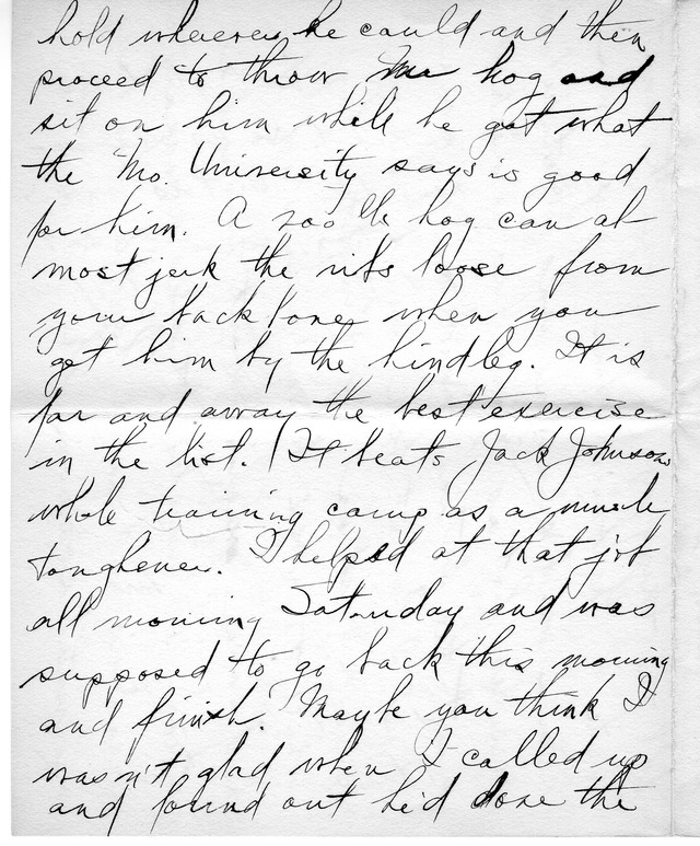 Letter from Harry S. Truman to Bess Wallace