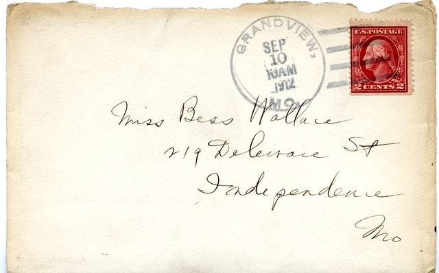 Letter from Harry S. Truman to Bess Wallace
