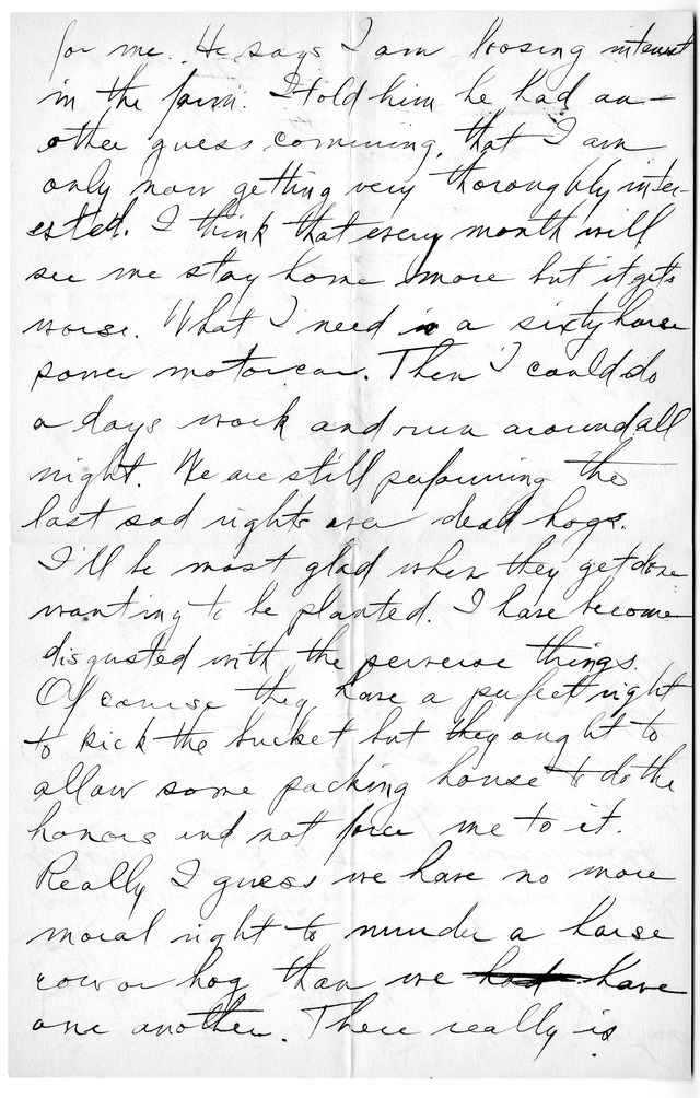 Letter from Harry S. Truman to Bess Wallace