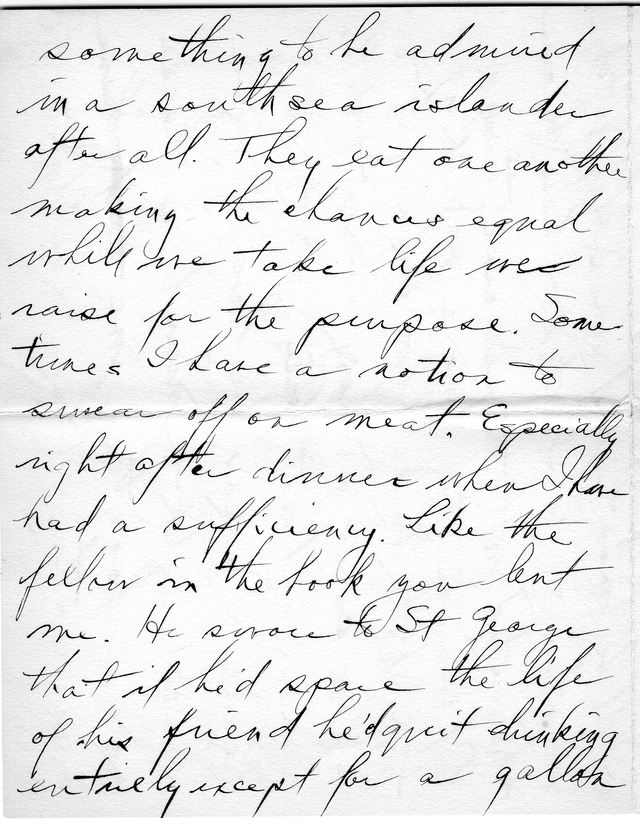 Letter from Harry S. Truman to Bess Wallace
