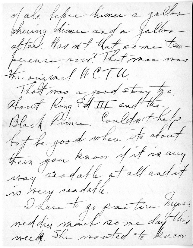 Letter from Harry S. Truman to Bess Wallace