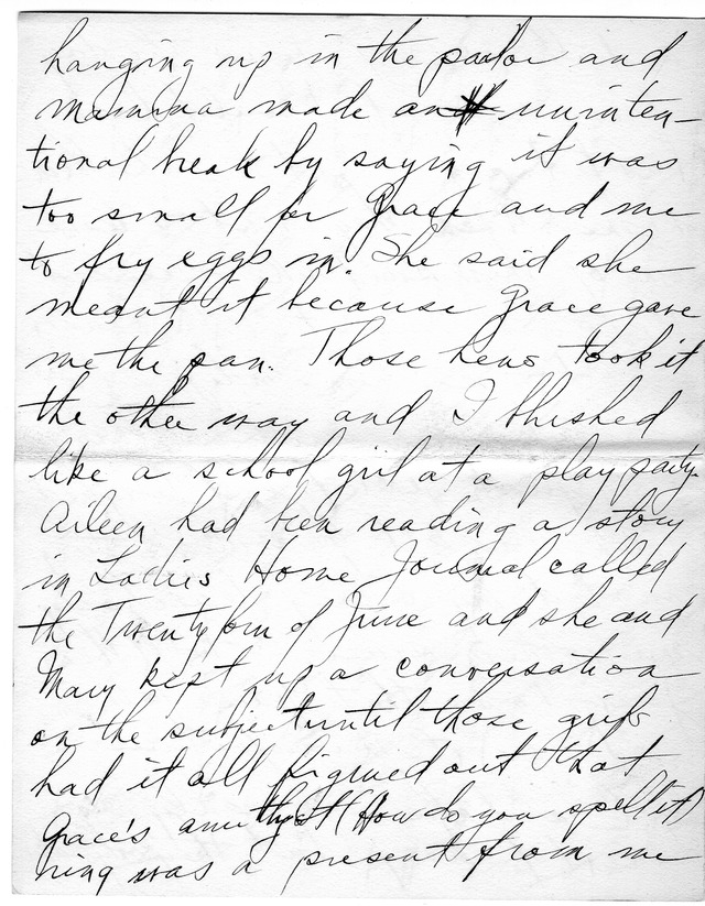 Letter from Harry S. Truman to Bess Wallace