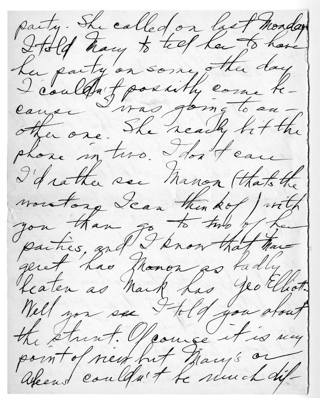 Letter from Harry S. Truman to Bess Wallace