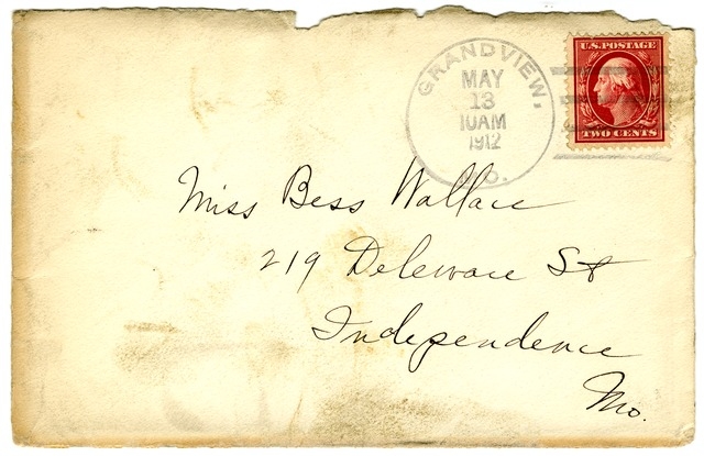 Letter from Harry S. Truman to Bess Wallace