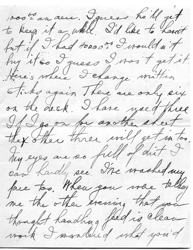 Letter from Harry S. Truman to Bess Wallace