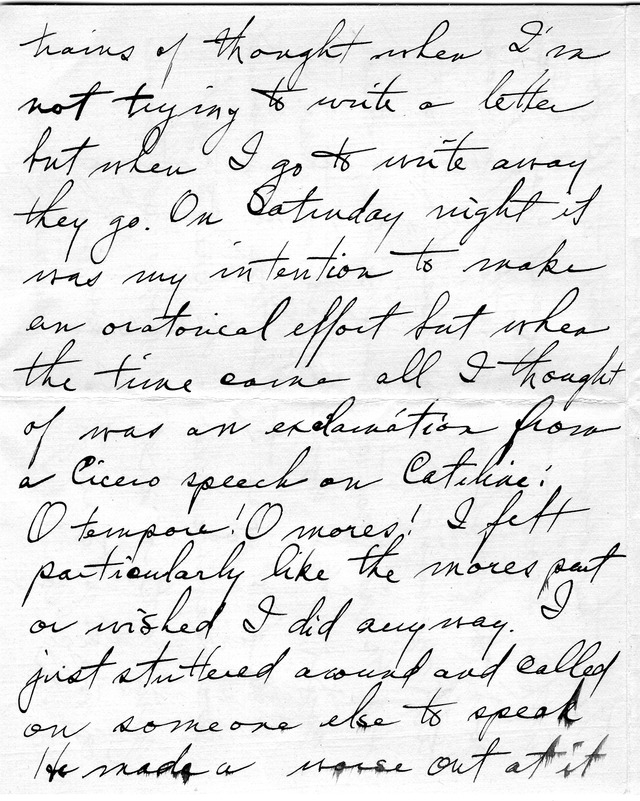 Letter from Harry S. Truman to Bess Wallace