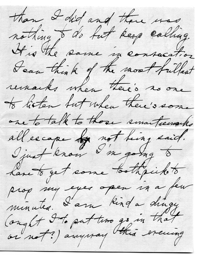 Letter from Harry S. Truman to Bess Wallace