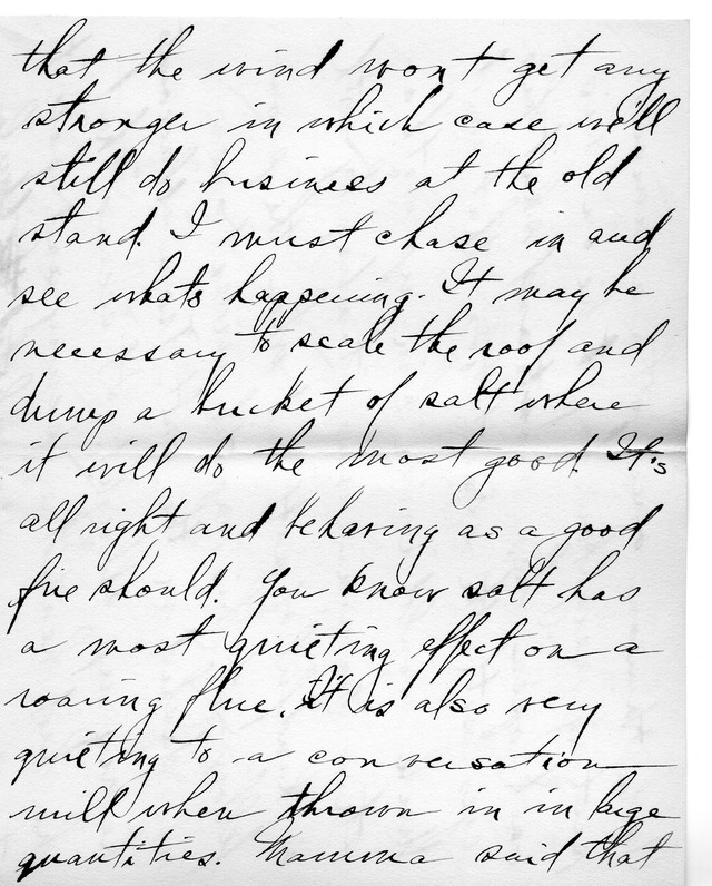 Letter from Harry S. Truman to Bess Wallace