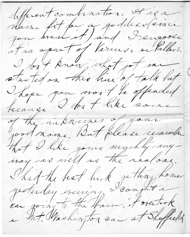 Letter from Harry S. Truman to Bess Wallace