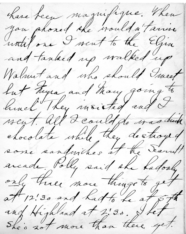 Letter from Harry S. Truman to Bess Wallace