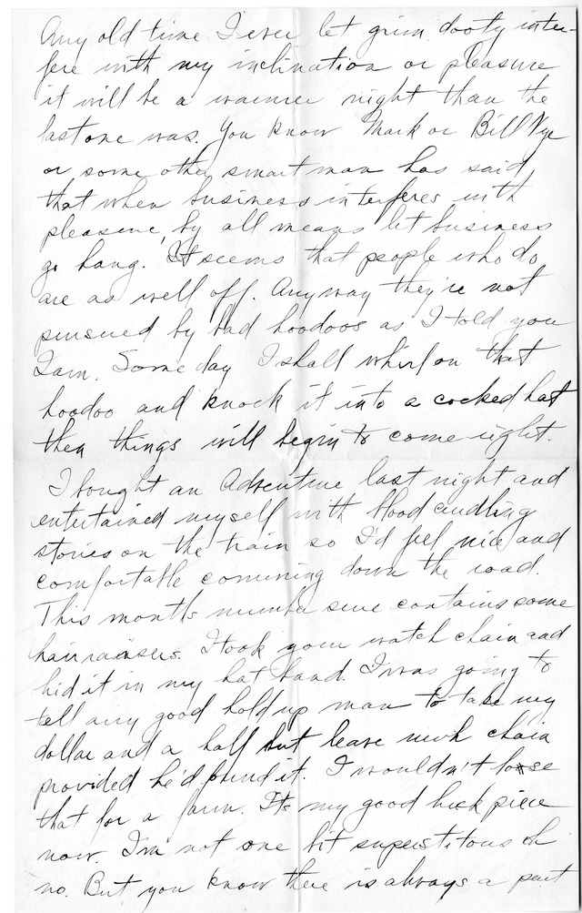 Letter from Harry S. Truman to Bess Wallace