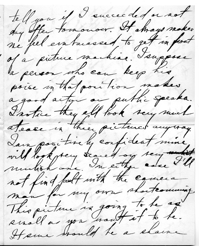Letter from Harry S. Truman to Bess Wallace