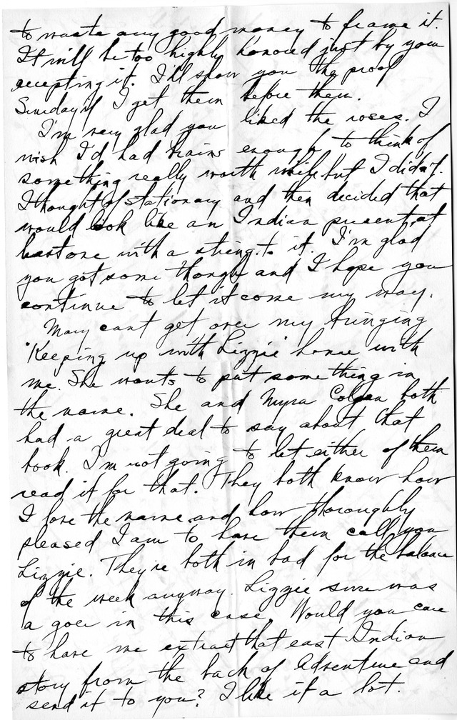 Letter from Harry S. Truman to Bess Wallace