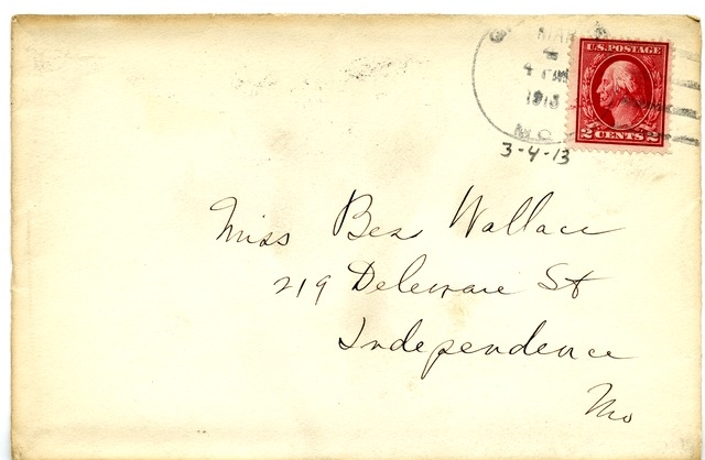 Letter from Harry S. Truman to Bess Wallace