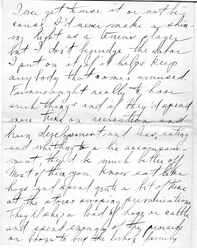 Letter from Harry S. Truman to Bess Wallace