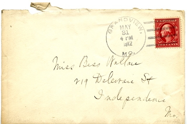 Letter from Harry S. Truman to Bess Wallace