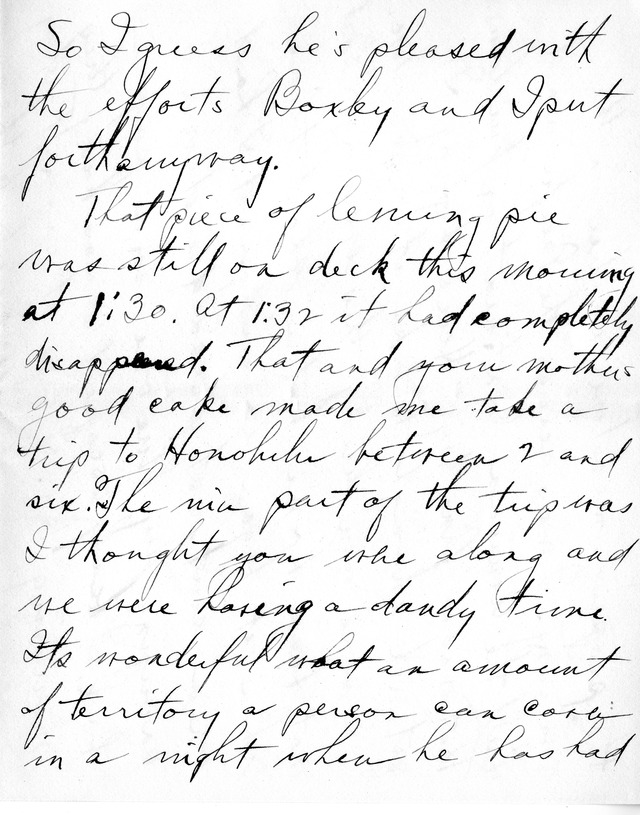 Letter from Harry S. Truman to Bess Wallace