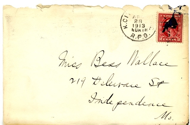 Letter from Harry S. Truman to Bess Wallace