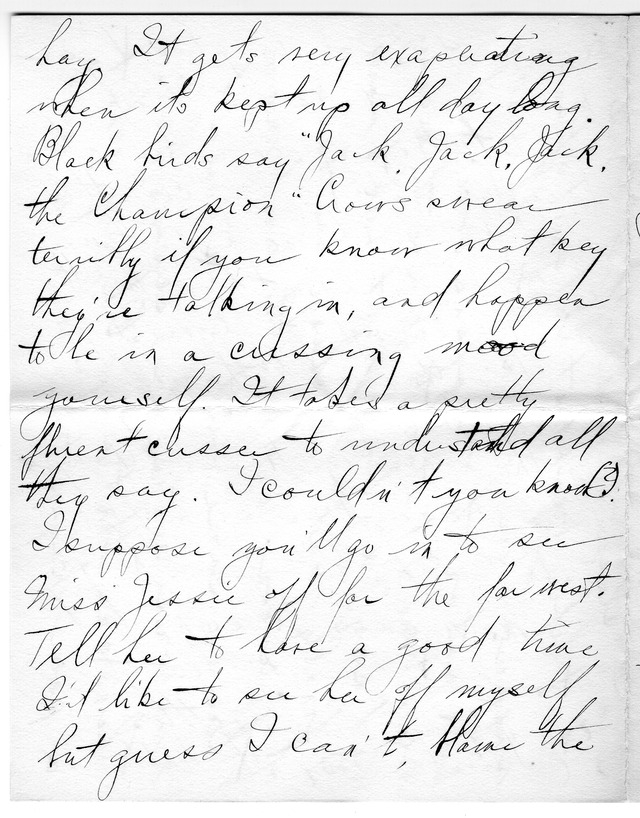 Letter from Harry S. Truman to Bess Wallace